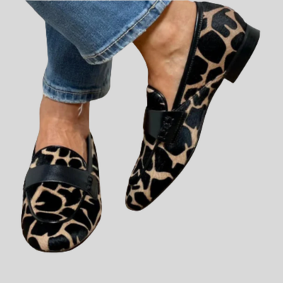 Katie | Leopard Print Orthopedic Boots