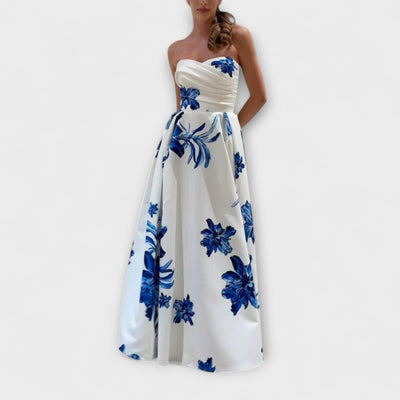 Rosalie - Off-Shoulder Floral Maxi Dress