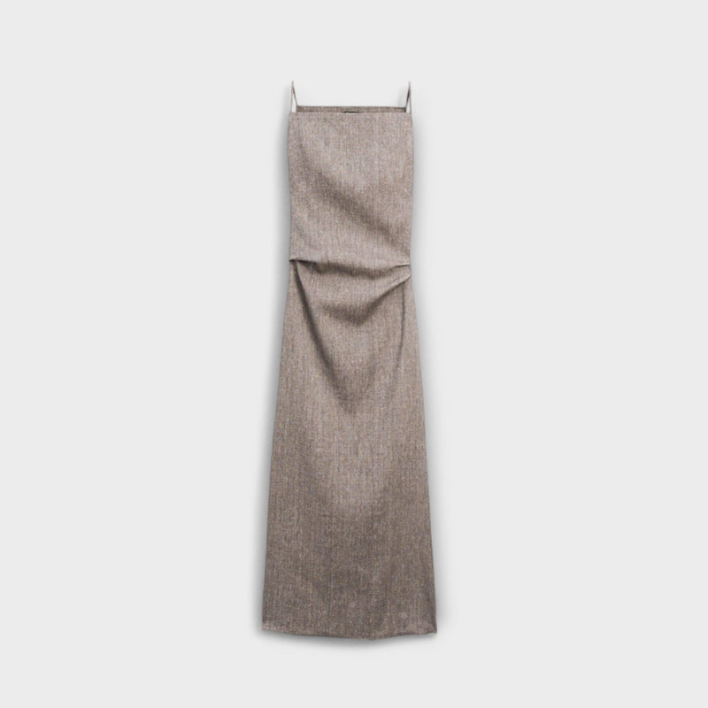 Clara - Voogav Maxi Dress in Linen Blend
