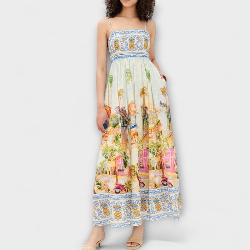 Lumen - Aracati Multicolored Maxi Dress