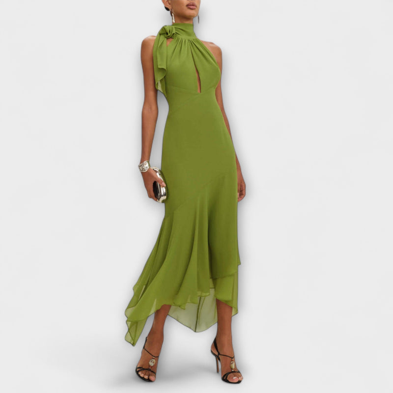 Elodie - Tyylikäs epäsymmetrinen maxi-mekko