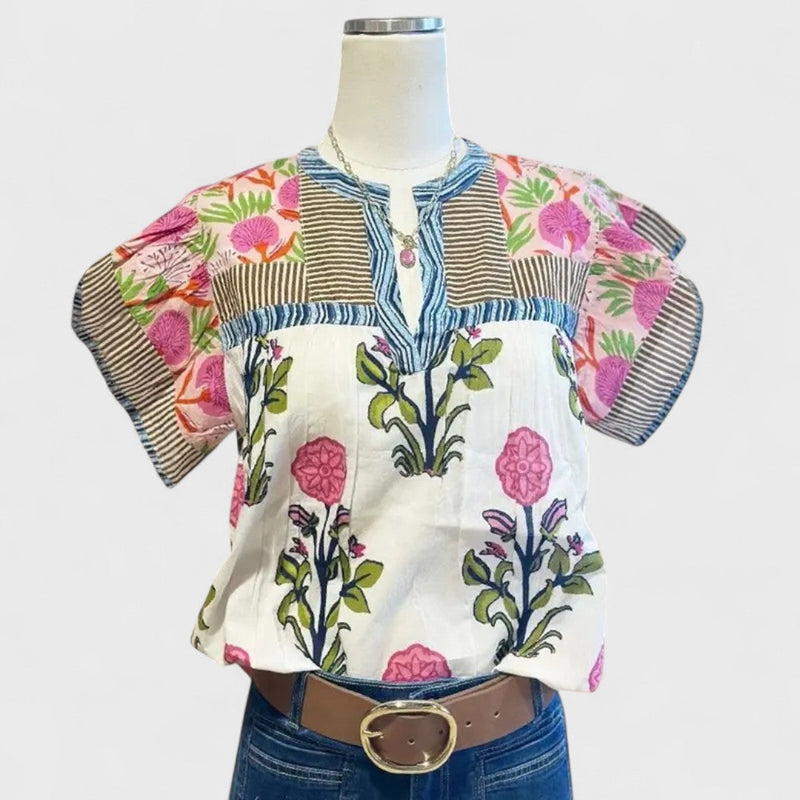 Uriella - Tikandiga Bohemian Top