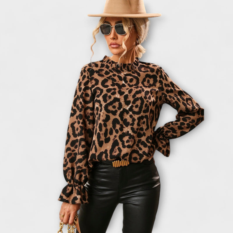 Kayla - Pleated Collar Blouse