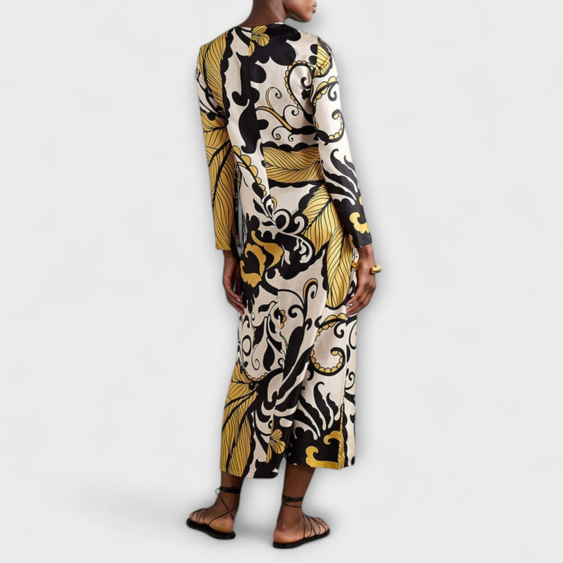 Luana - Silk Midi Dresses