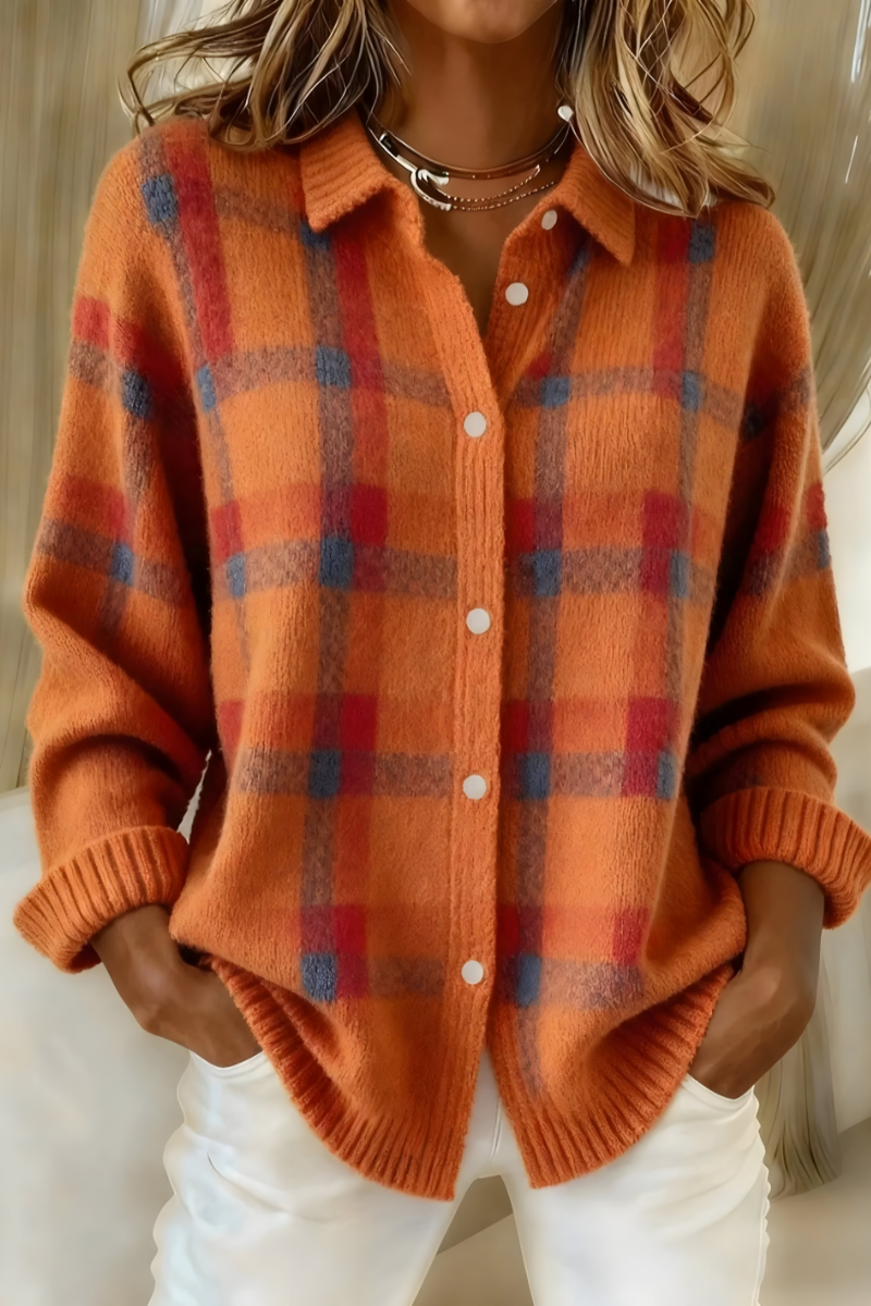 Anna™ | Knitted Cardigan with Maigi Design