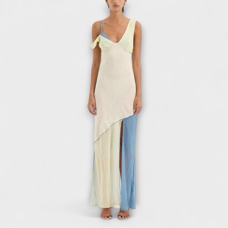 Alora - Thames-Cut Midi Dress