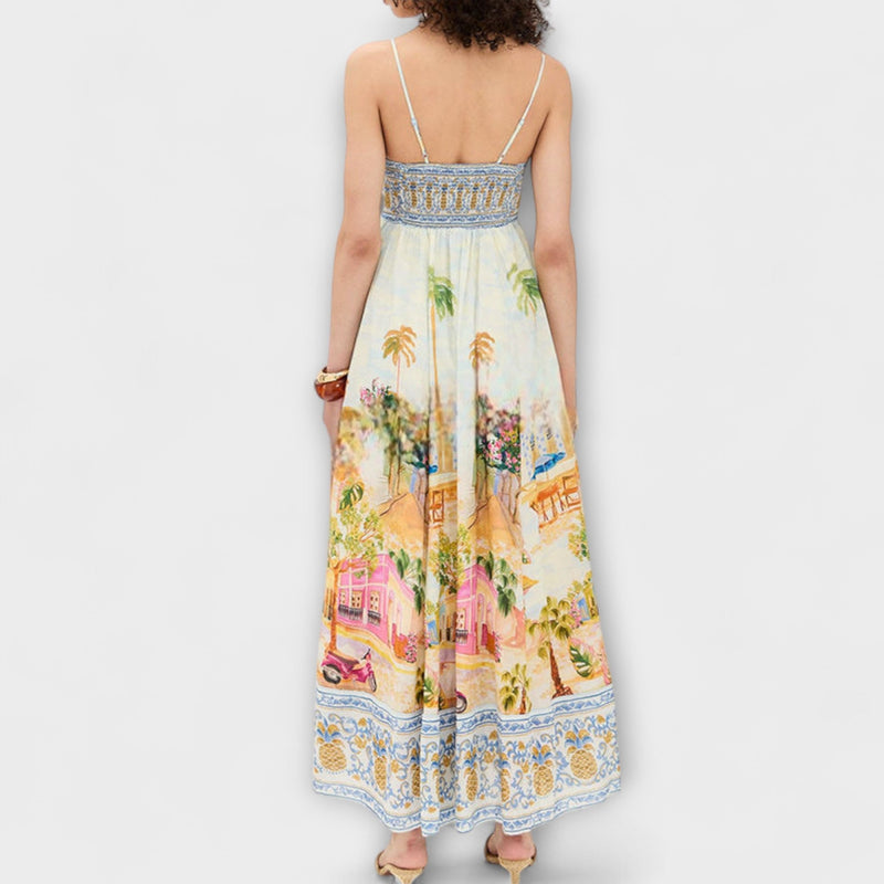 Lumen - Aracati Multicolored Maxi Dress