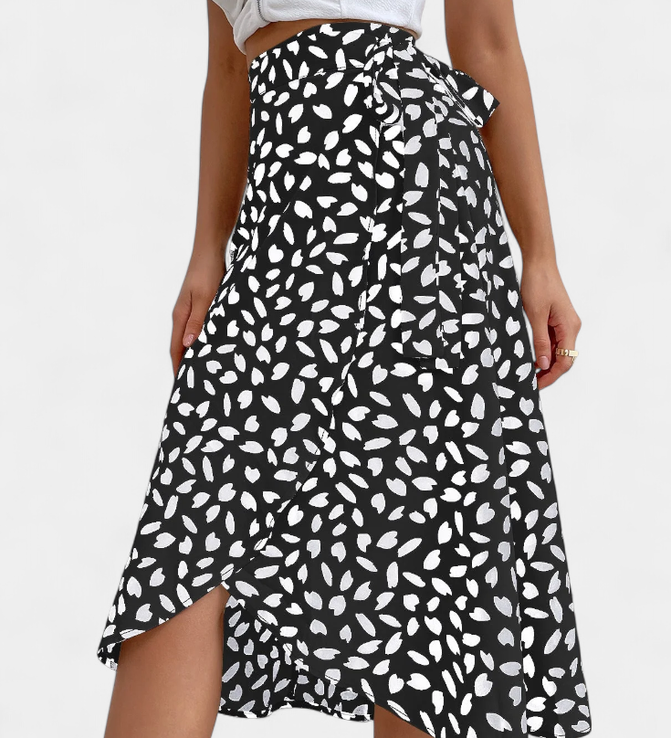 Camila | Boho-tyylinen epäsymmetrinen käänteinen hame