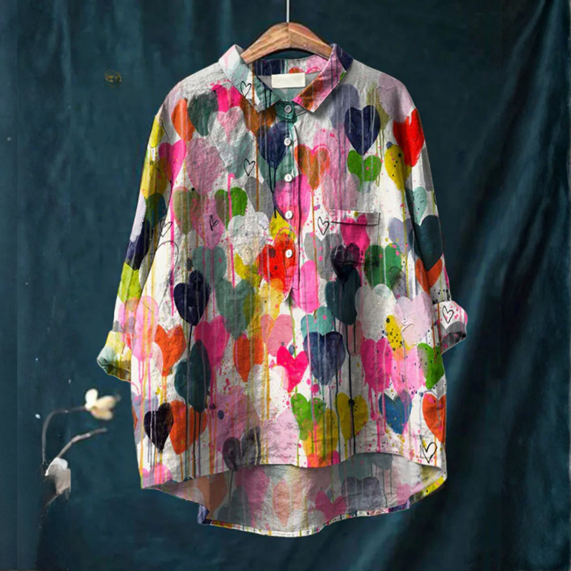 Lada – Printed Linen Shirt