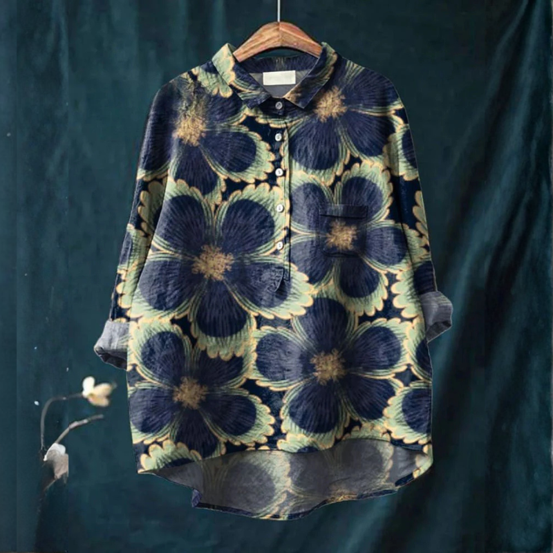 Milada – Printed Linen Shirt