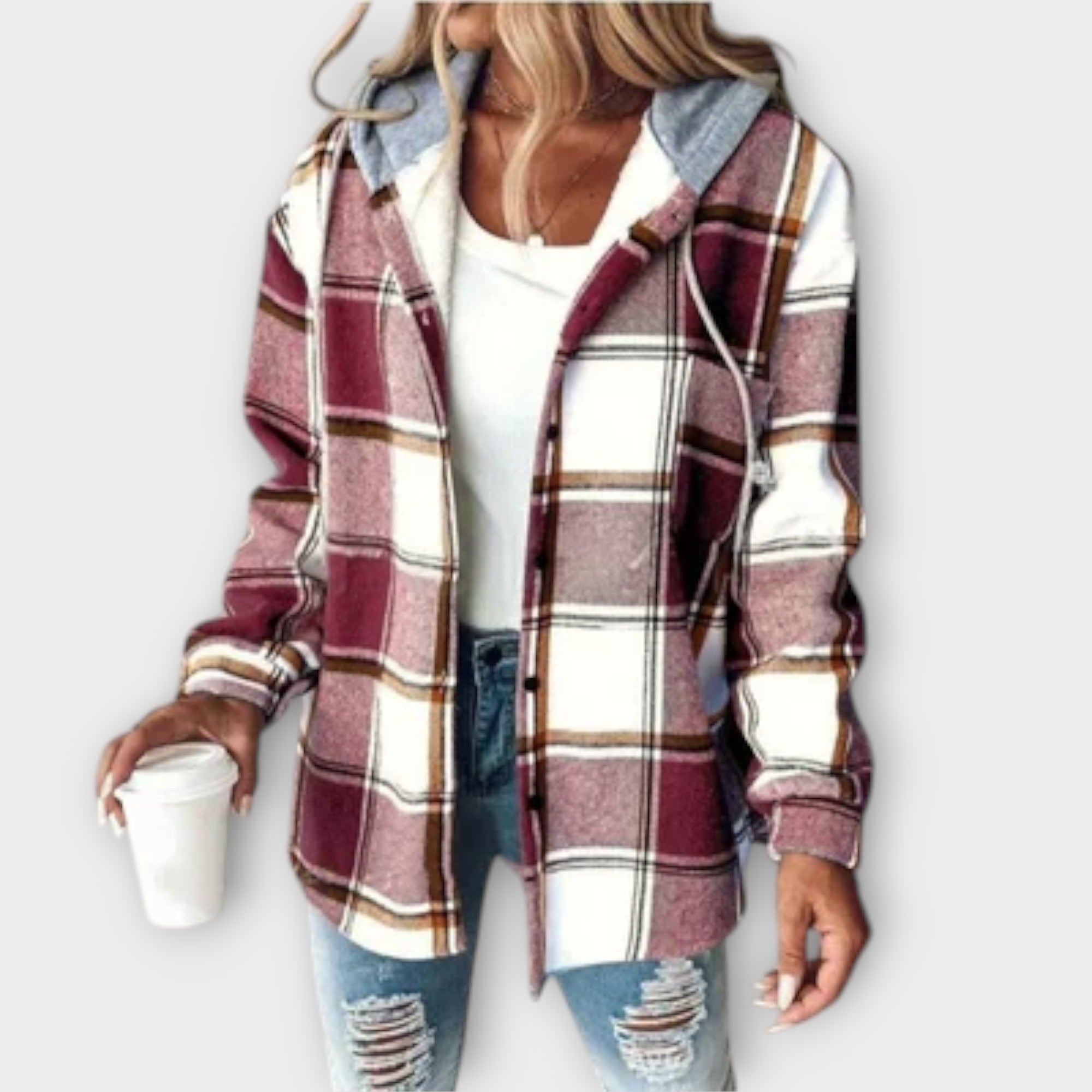 Sara - Mukava Takki" can be rewritten as "Sara - Comfortable Jacket.