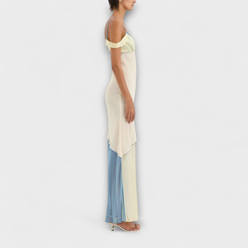 Alora - Thames-Cut Midi Dress
