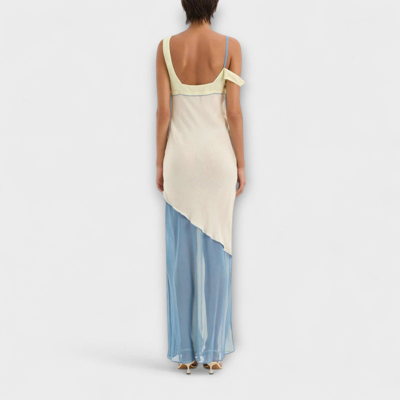 Alora - Thames-Cut Midi Dress