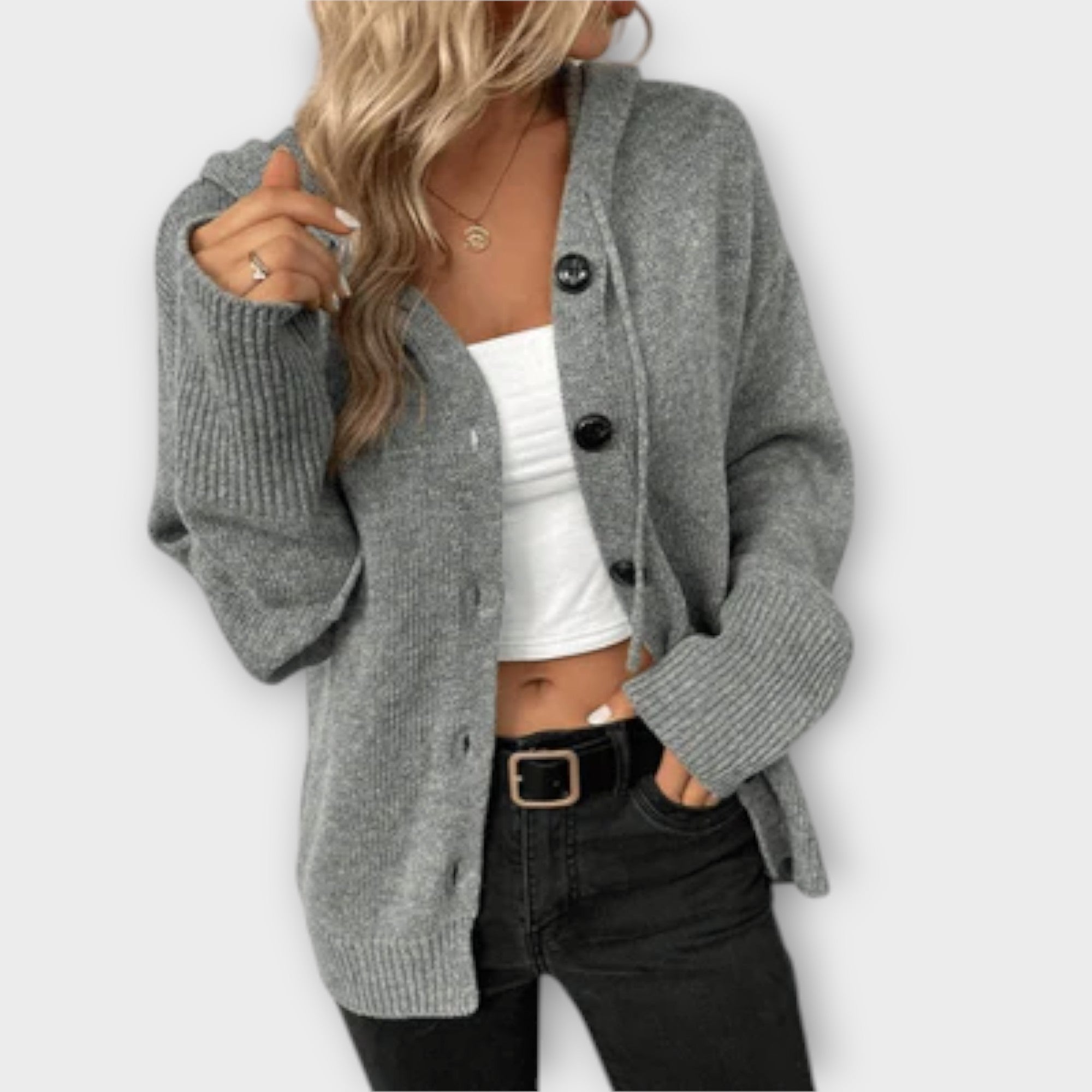 Brittan - Neulecardigan Napeilla