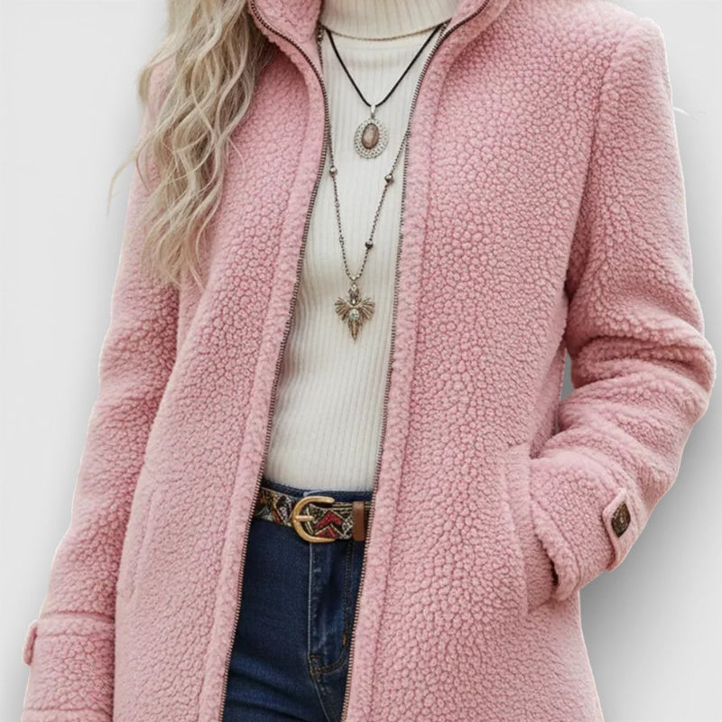Annelies – Soft Mid-Season Jacket with Zipper
