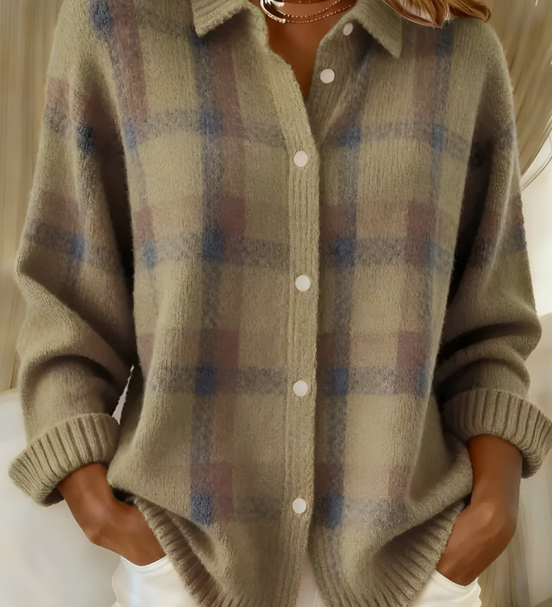 Anna™ | Knitted Cardigan with Maigi Design
