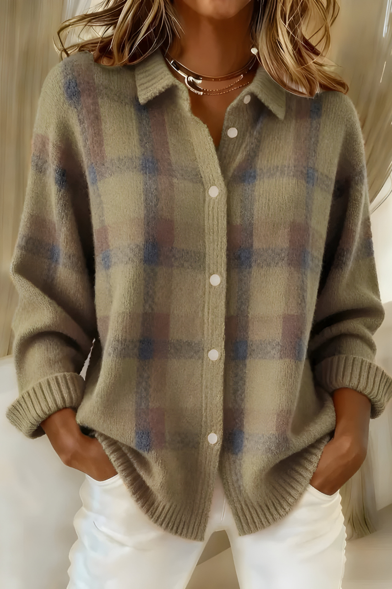 Anna™ | Knitted Cardigan with Maigi Design