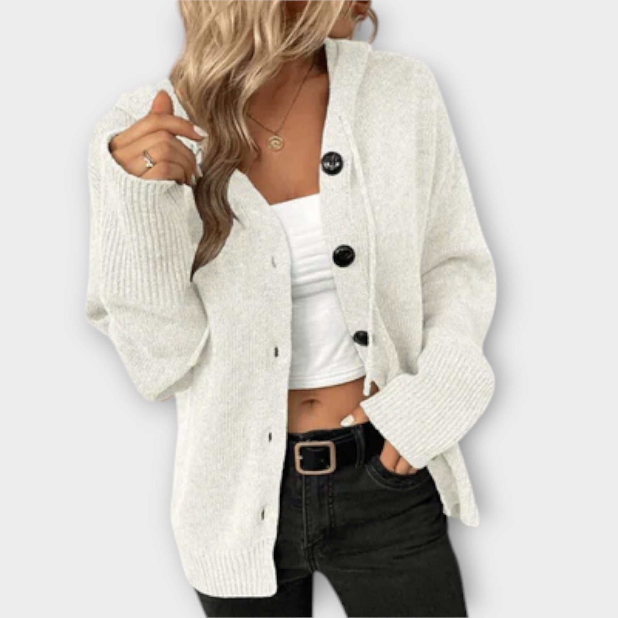 Brittan - Neulecardigan Napeilla
