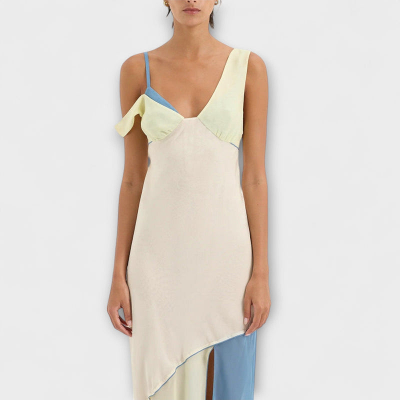 Alora - Thames-Cut Midi Dress