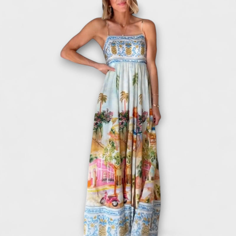 Lumen - Aracati Multicolored Maxi Dress