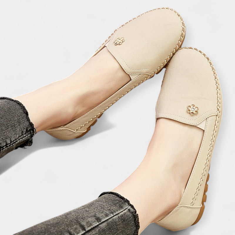 Karoliina Elegant Linen Slip-On Sneakers