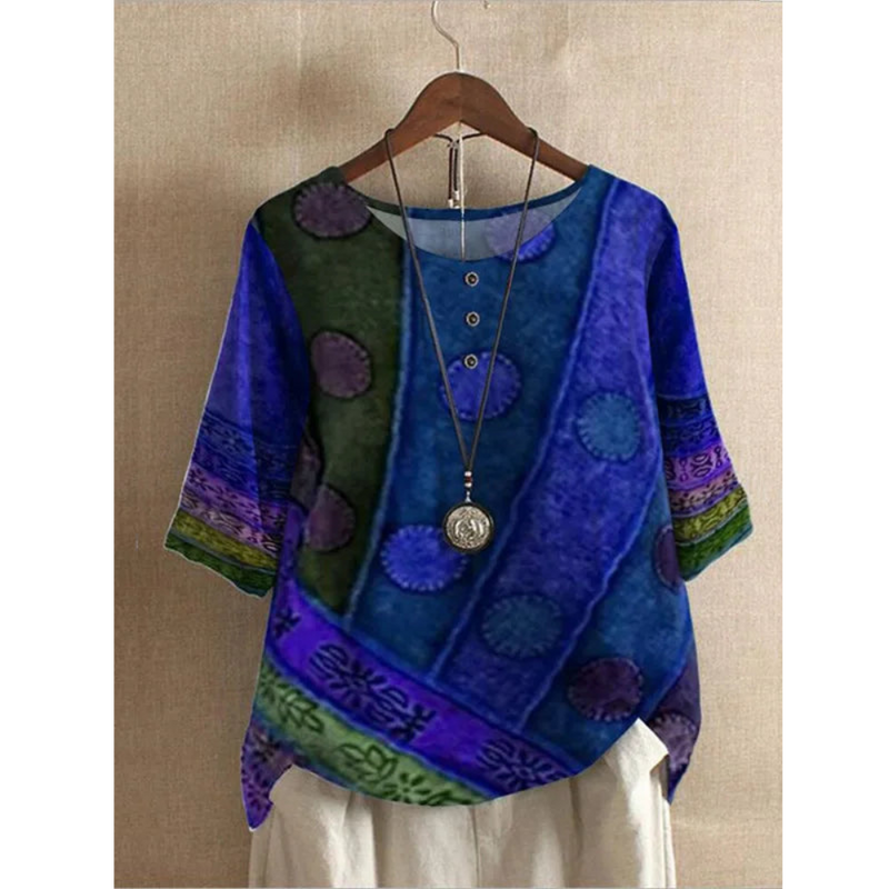 Valerie - Colorful Boho Top