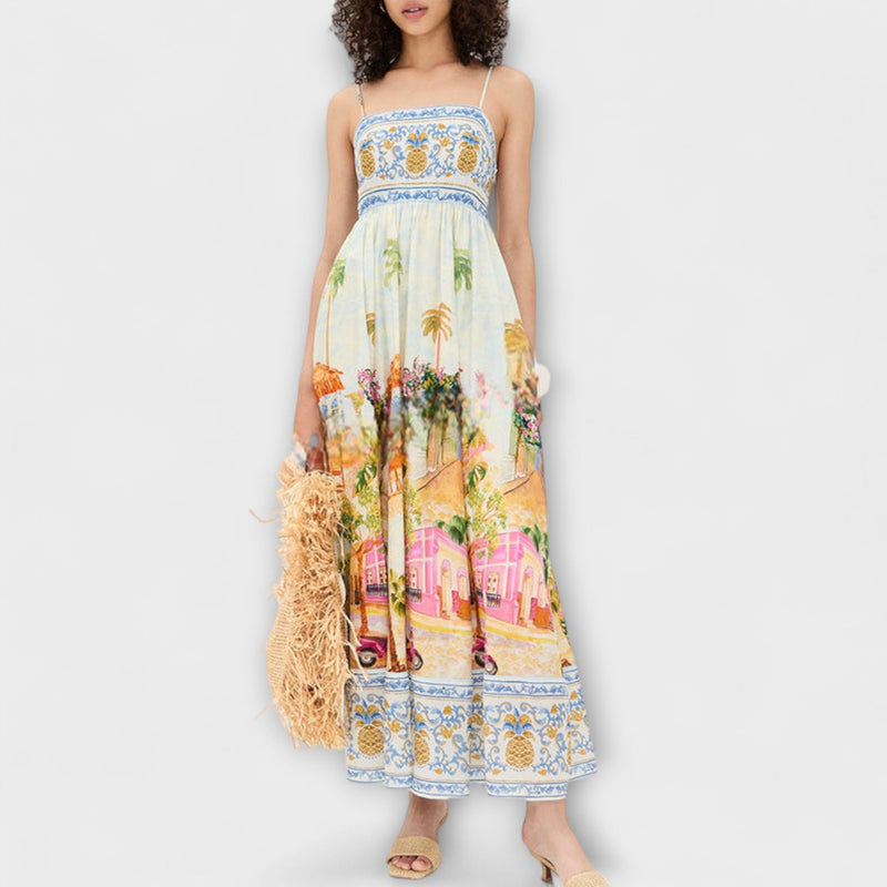 Lumen - Aracati Multicolored Maxi Dress