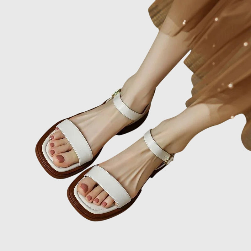 Celestia™ | Ortopedic Leather Sandals