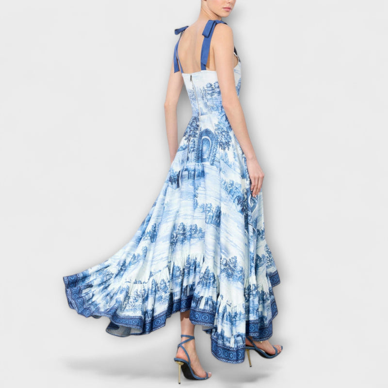 Lucia - Lumoava Floral Print Maxi Dress