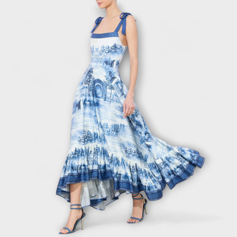 Lucia - Lumoava Floral Print Maxi Dress