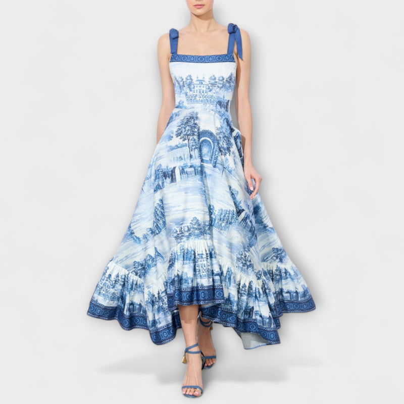 Lucia - Lumoava Floral Print Maxi Dress