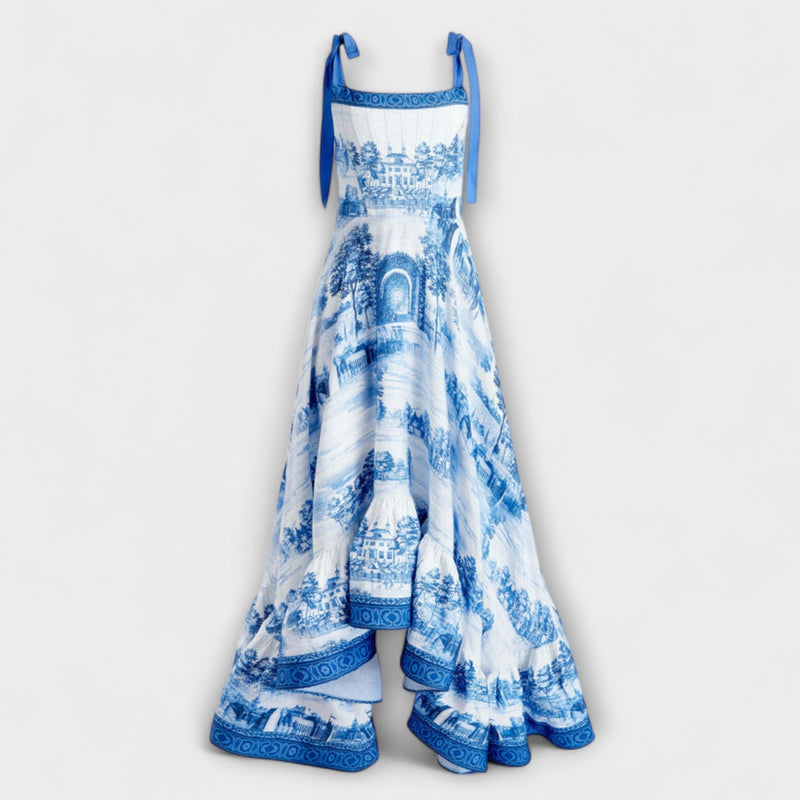 Lucia - Lumoava Floral Print Maxi Dress