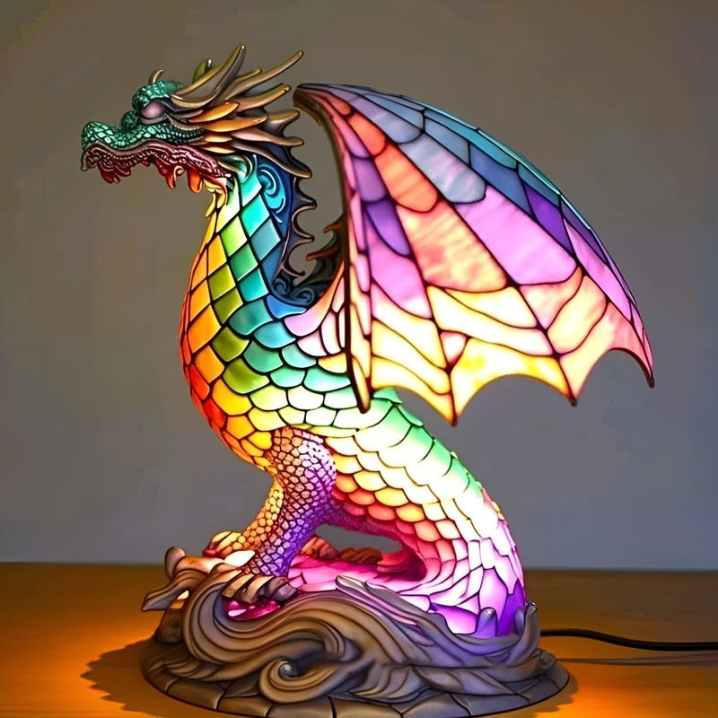 Draki - Vitrail Lamp