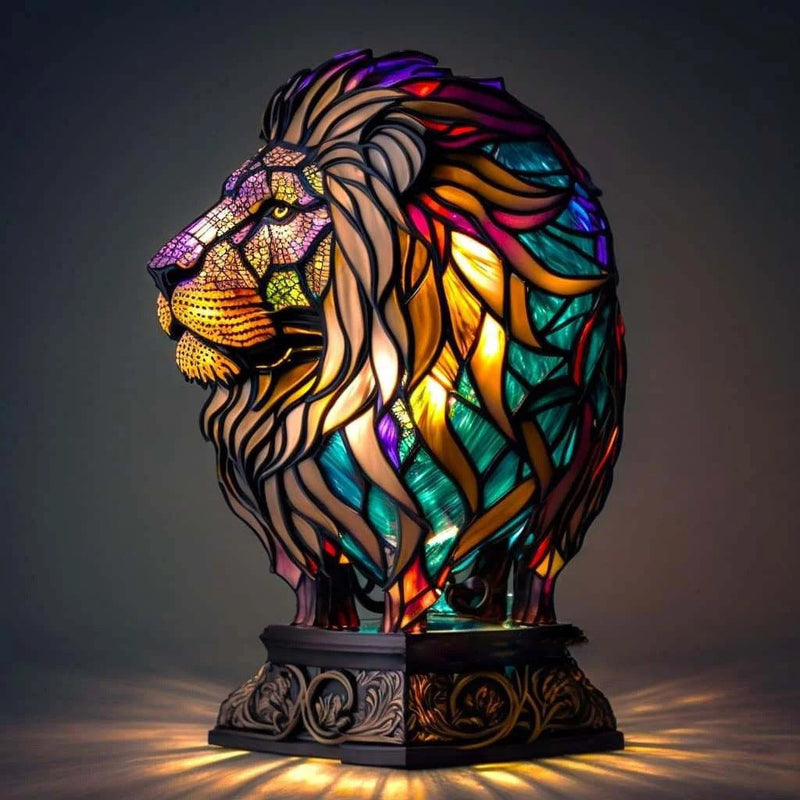 Lev - Vitrail Lamp