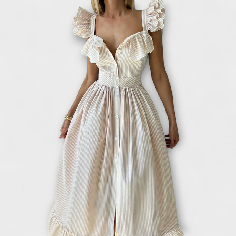 Lia - Ruffled Hem Dress
