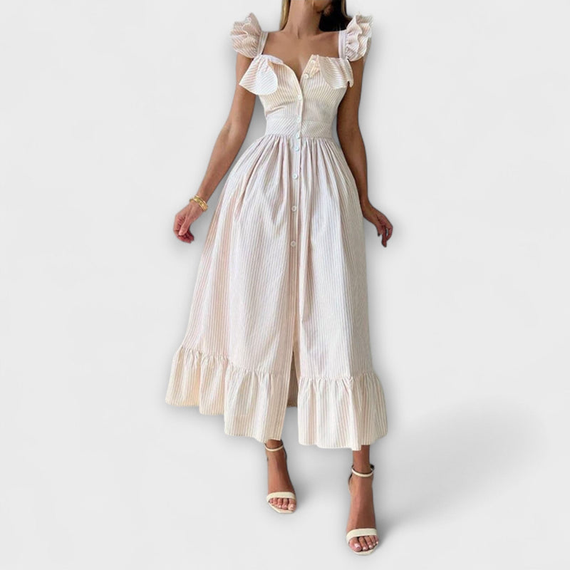 Lia - Ruffled Hem Dress