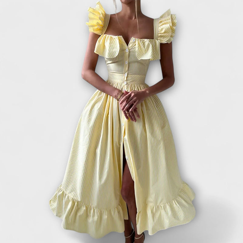 Lia - Ruffled Hem Dress