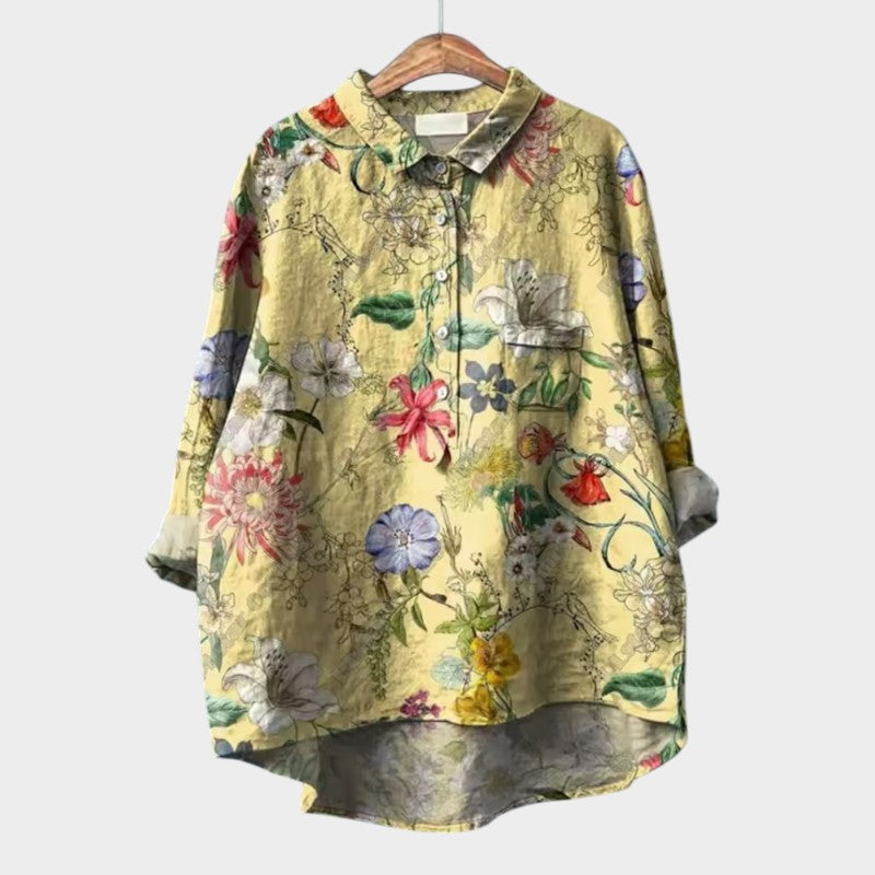 Livia | Premium Shirt with Lace Details