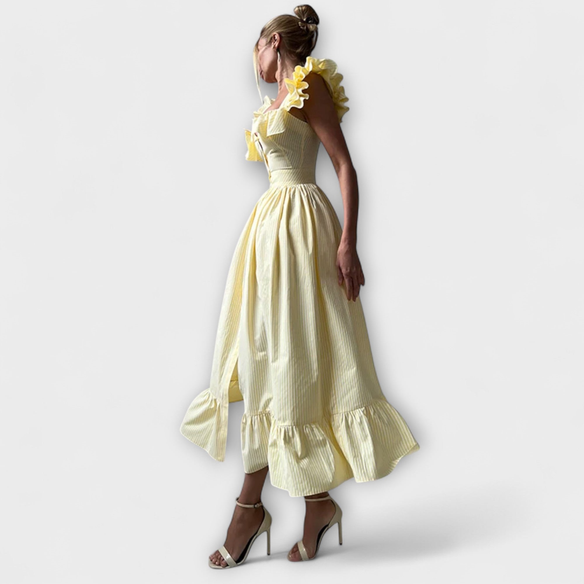 Lia - Ruffled Hem Dress