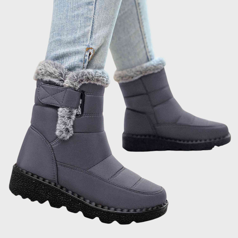 Nora | Velcro-kiinnitteiset Lämmitetyt Lumisaappaat