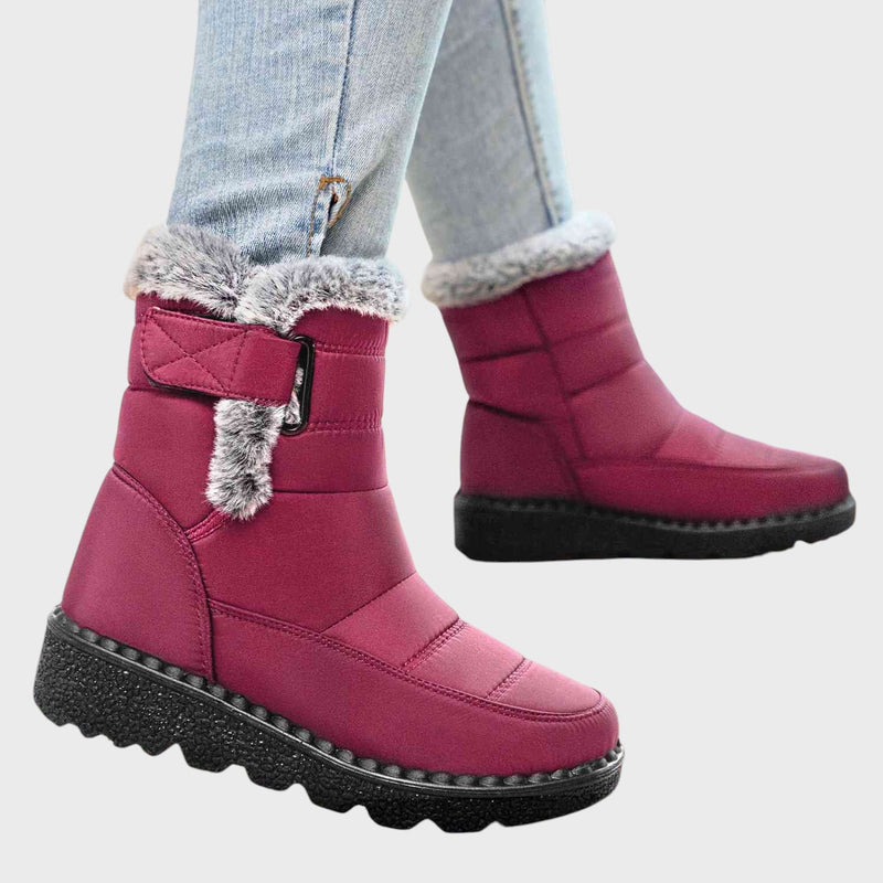 Nora | Velcro-kiinnitteiset Lämmitetyt Lumisaappaat