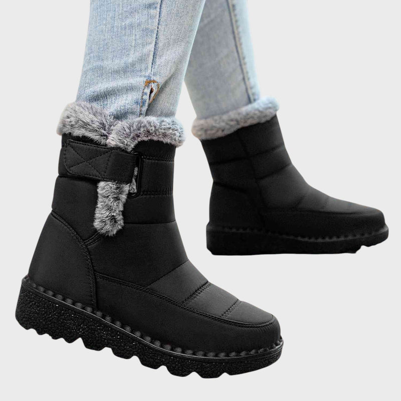 Nora | Velcro-kiinnitteiset Lämmitetyt Lumisaappaat