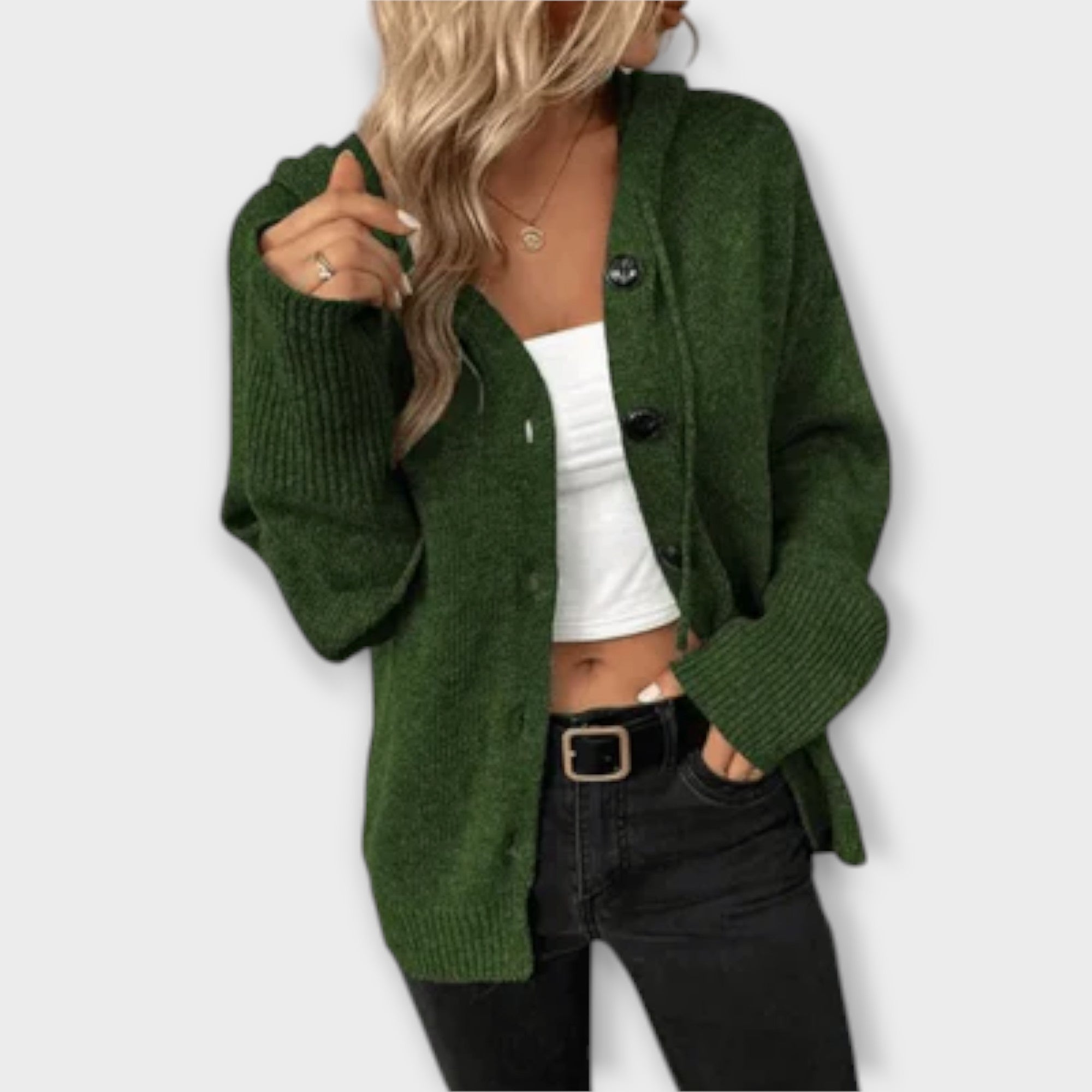 Brittan - Neulecardigan Napeilla