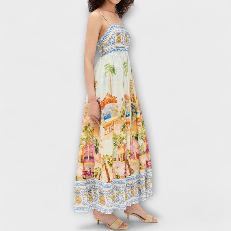 Lumen - Aracati Multicolored Maxi Dress