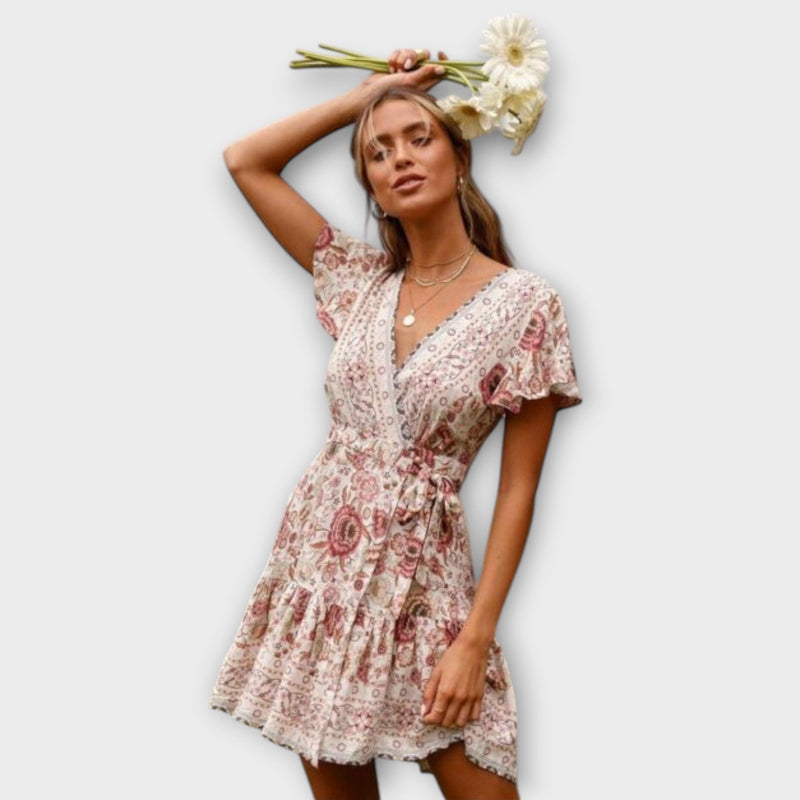 Amina - Lyhyet Boho-mekot