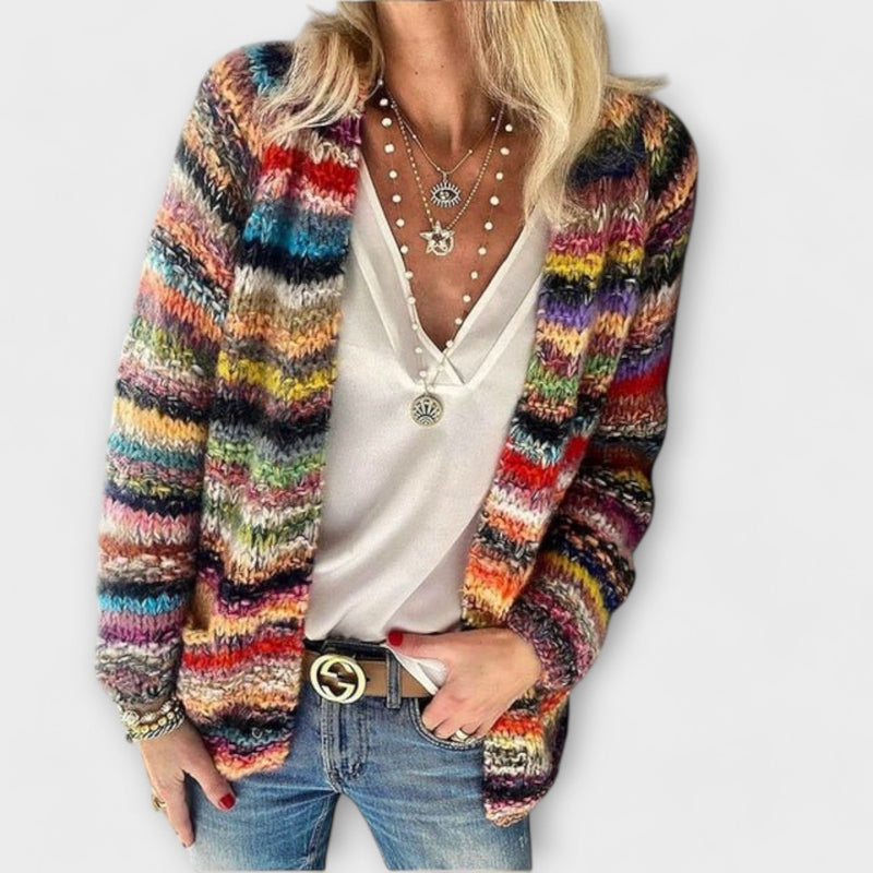 Birgitte - Vivid and Cozy Cardigan