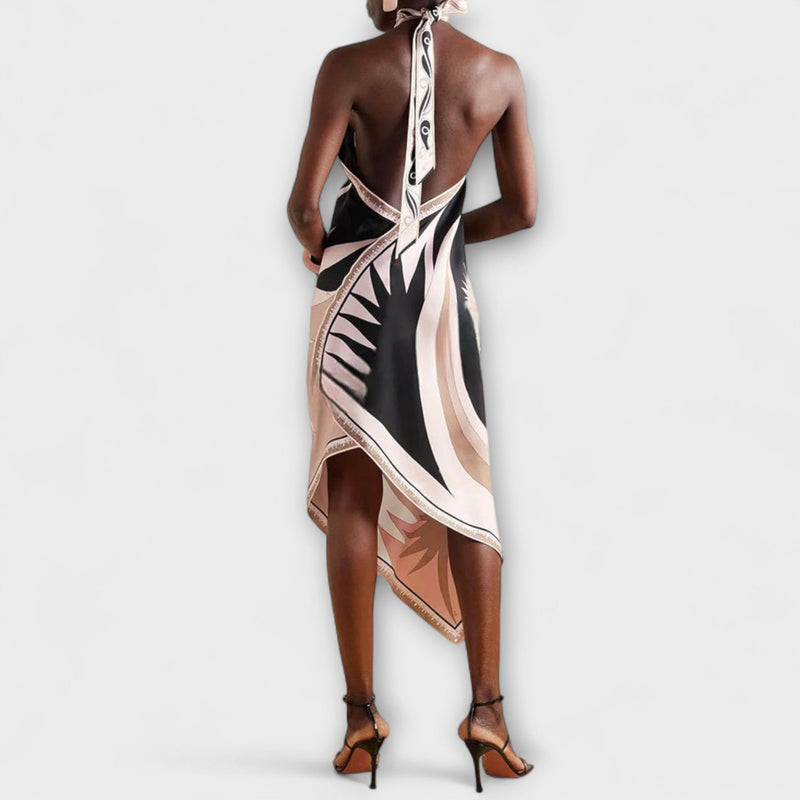 Ivy - Unique Satin Dresses with Straps