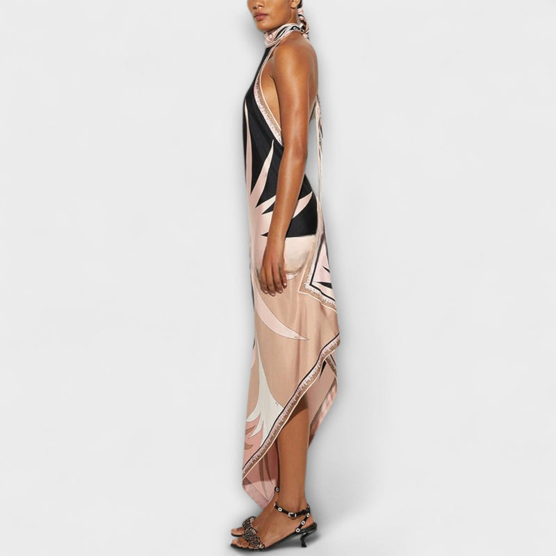Ivy - Unique Satin Dresses with Straps