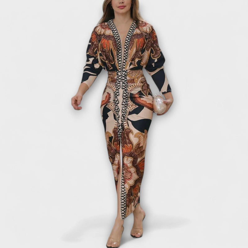 Cleo - Uniikit midi-mekot dolman-hihalla ja Brasilia-kuvioilla