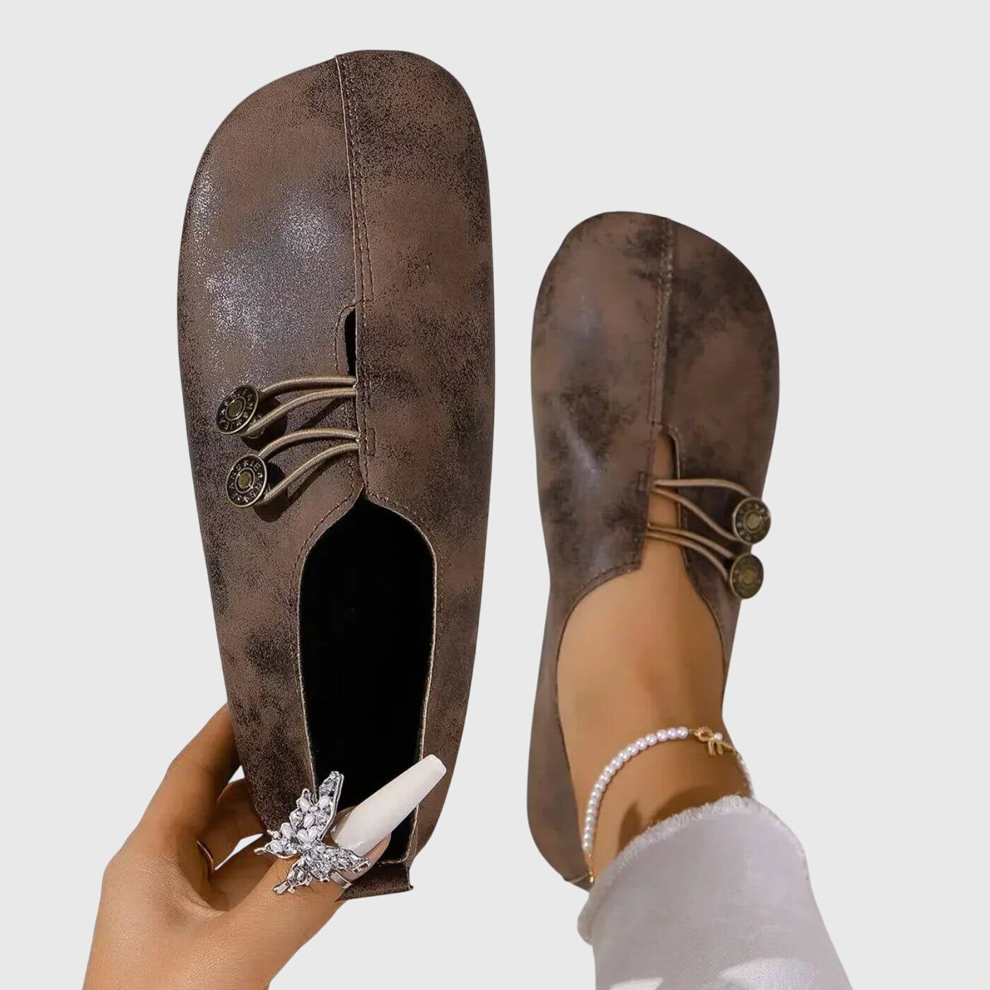 Teresa™ | Ortopediset Nahkakengät" can be rewritten as "Teresa™ | Ortopedic Leather Shoes.